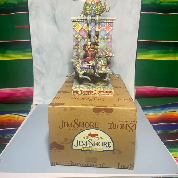 Jim Shore Humpty Dumpty sat on a wall figurine - Picture 5 of 5